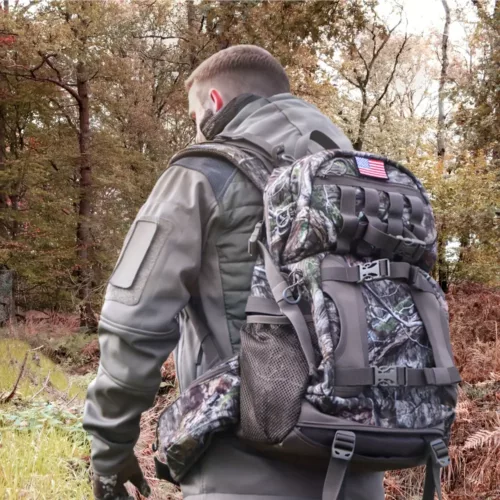 Alternative view of Sac à dos de chasse camouflage 40L – résistant, multiples poches, homme