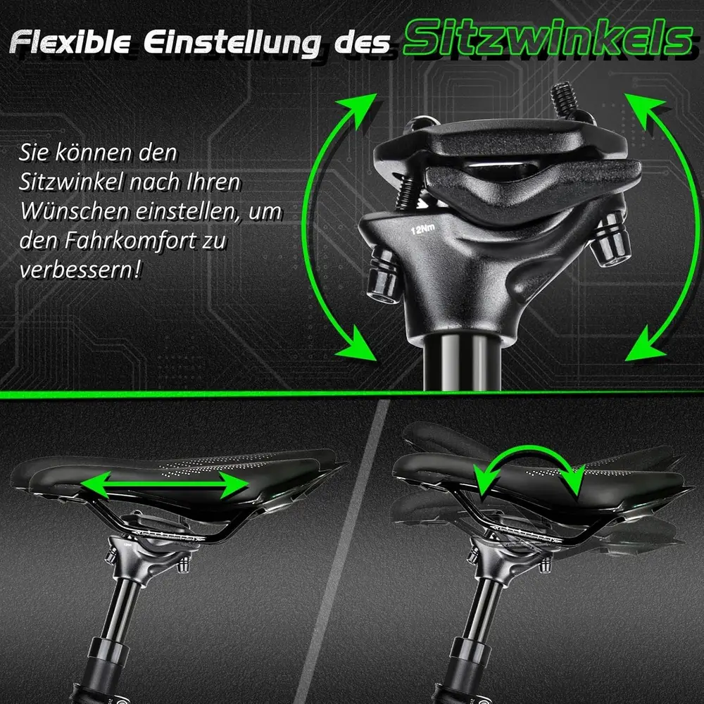 Tige de selle télescopique avec absorption des chocs – confort et stabilité vélo