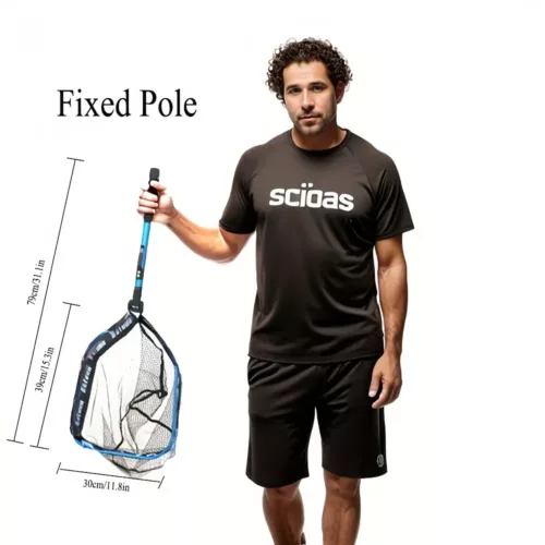 Filet de pêche flottant en nylon résistant avec flotteurs – usage polyvalent