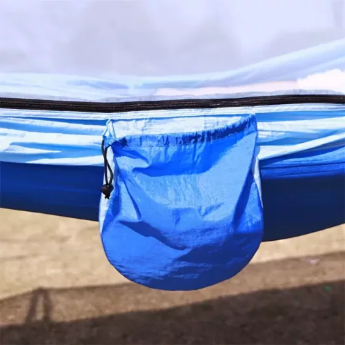 Hamac de camping avec moustiquaire intégrée – installation rapide ultra-léger