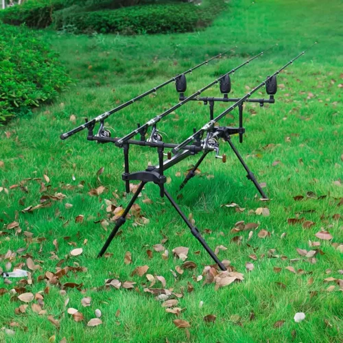 Support de canne à pêche rétractable ajustable – stable et facile à installer