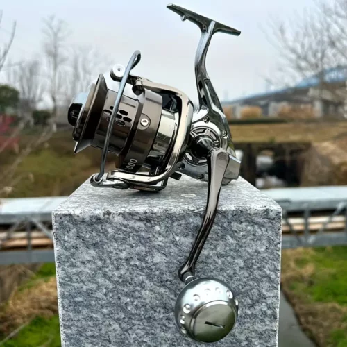 Moulinet de pêche spinning métal robuste – frein puissant et rotation fluide