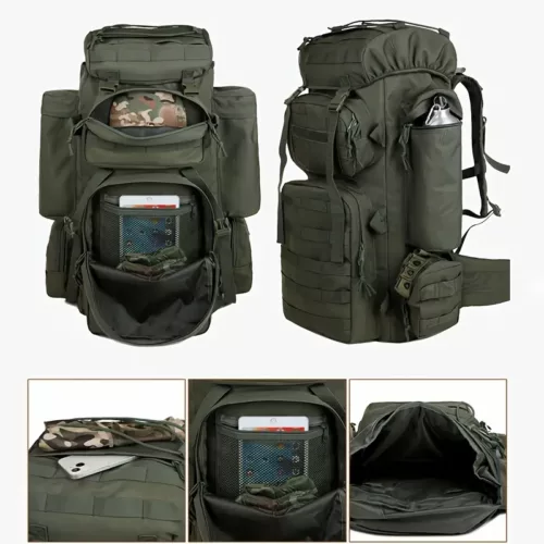 Sac à dos de randonnée en tissu Oxford résistant – usage trekking et camping