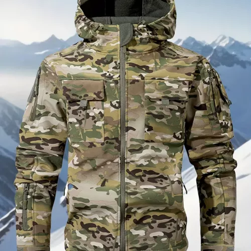 Alternative view of Veste coupe-vent homme style décontracté imperméable légère – noir ou kaki