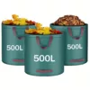 Sacs à déchets de jardin réutilisables – lot de 3 sacs résistants et durables