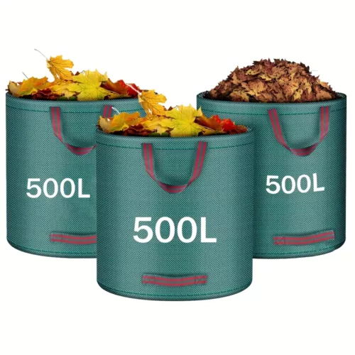 Sacs à déchets de jardin réutilisables – lot de 3 sacs résistants et durables
