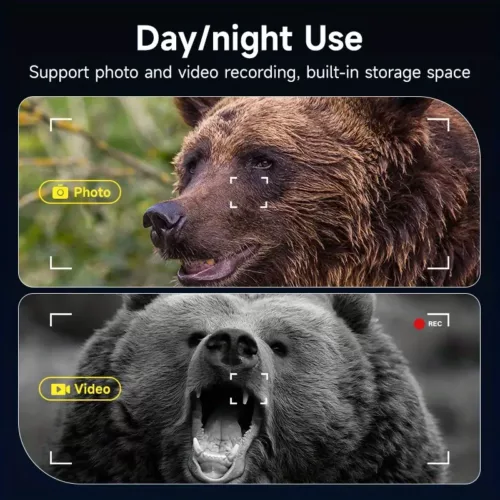 Jumelles vision nocturne HD 4K avec écran LCD – longue portée et infrarouge