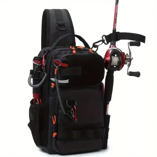 Sac à dos de pêche léger avec cordon de serrage – rangement matériel outdoor