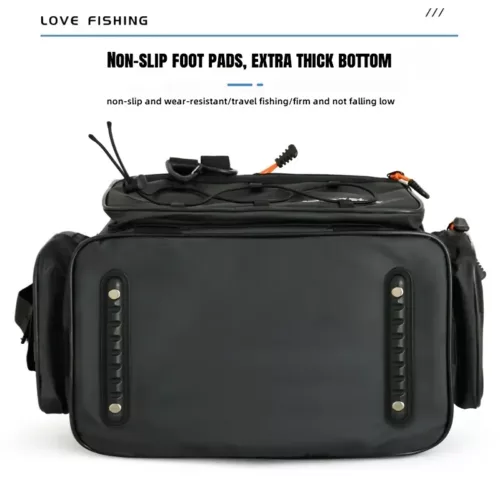 Sac de pêche multifonction – bandoulière renforcée, grande capacité, usage extérieur