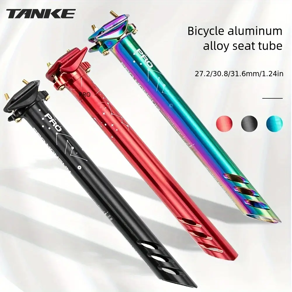 Tige de selle télescopique vélo route et VTT en alliage d'aluminium léger