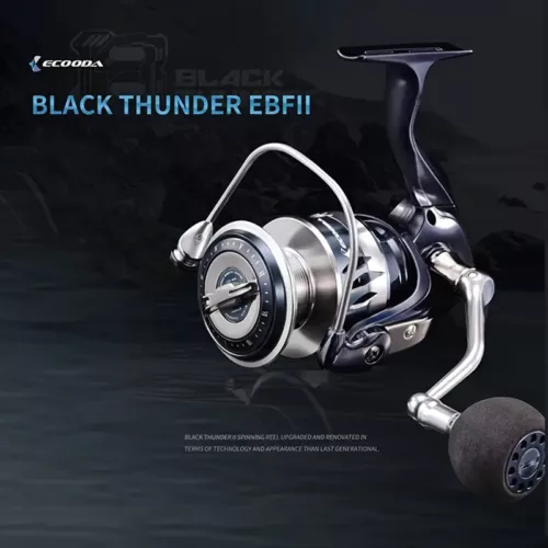 Moulinet de pêche spinning EBFⅡ en métal – robuste et fluide pour eau douce/mer