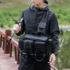 Sac de pêche multifonction avec canne intégrée et kit complet d’accessoires