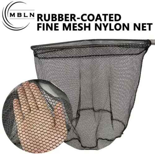 Épuisette télescopique pliable en maille fine – idéale pour poissons et débris