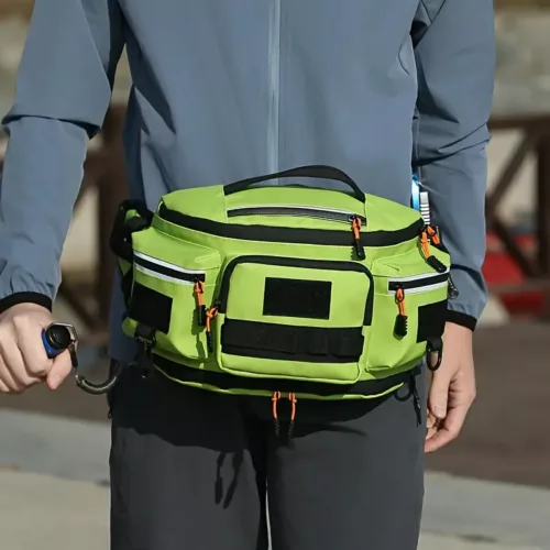 Sac de pêche à bandoulière multi-poches – rangement pratique pour leurres et accessoires