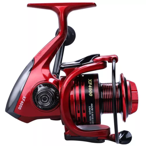 Moulinet de pêche 13+1BB en aluminium CNC – eau douce ou salée, poignée réversible