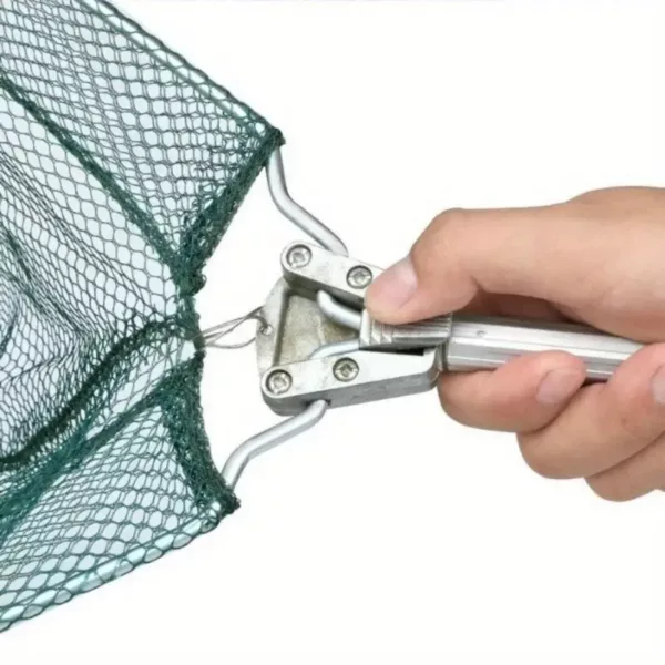 Épuisette de pêche pliable ultra-légère avec manche aluminium ergonomique