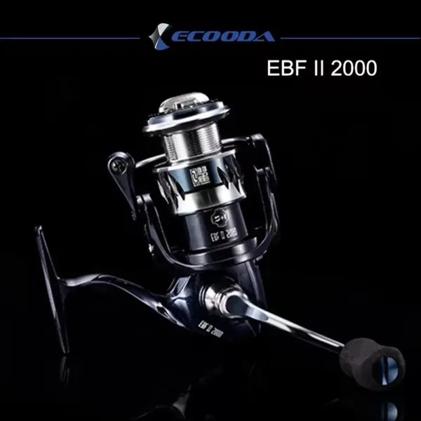 Moulinet de pêche spinning EBFⅡ en métal – robuste et fluide pour eau douce/mer