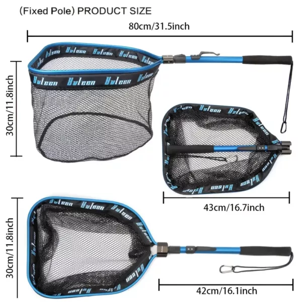 Filet de pêche flottant nylon renforcé – maillage résistant antidéchirure