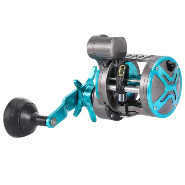 Moulinet traîne pêche main droite avec compteur de ligne et bobine 3+1 roulements