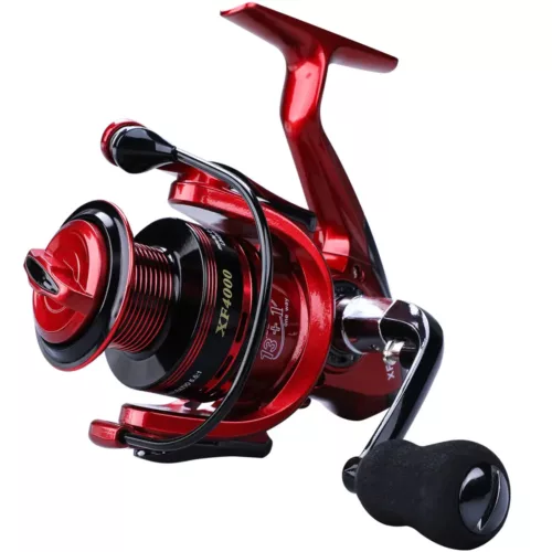 Moulinet de pêche 13+1BB en aluminium CNC – frein fluide, eau douce et salée