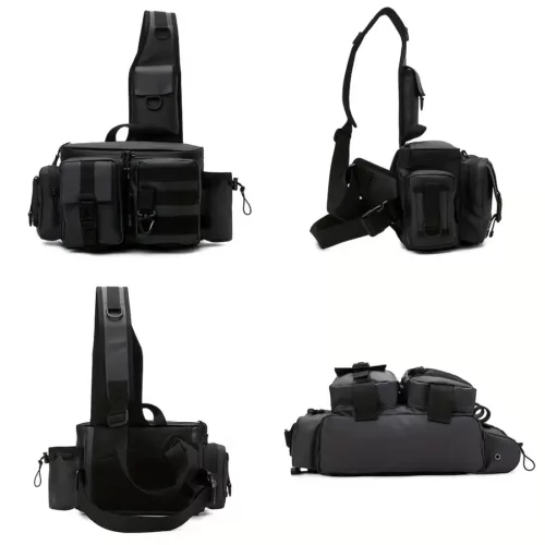 Sac de pêche multifonction avec canne intégrée et kit complet d’accessoires