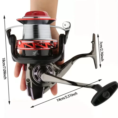 Moulinet spincasting haut rendement série 9000/12000 – pêche eau douce ou salée