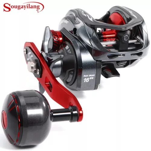Moulinet de pêche lancer rapide 6.5:1 - 10 roulements inox anticorrosion mer/eau salée