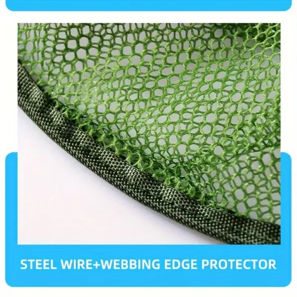 Bourriche de pêche pliable en nylon renforcé – panier filet robuste et compact