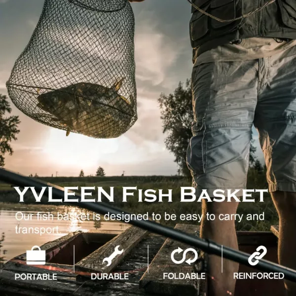 Panier de pêche pliable flottant anti-rouille pour poissons, crevettes et écrevisses
