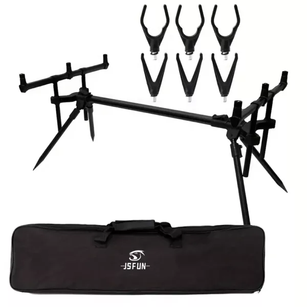 Support de canne à pêche rétractable ajustable – stable et facile à installer