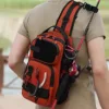 Sac à dos de pêche léger avec cordon de serrage – rangement matériel outdoor