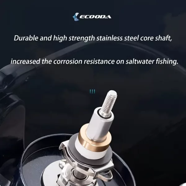 Moulinet de pêche spinning EBFⅡ en métal – robuste et fluide pour eau douce/mer