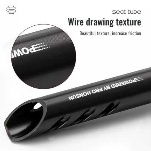 Tige de selle télescopique vélo route et VTT en alliage d'aluminium léger