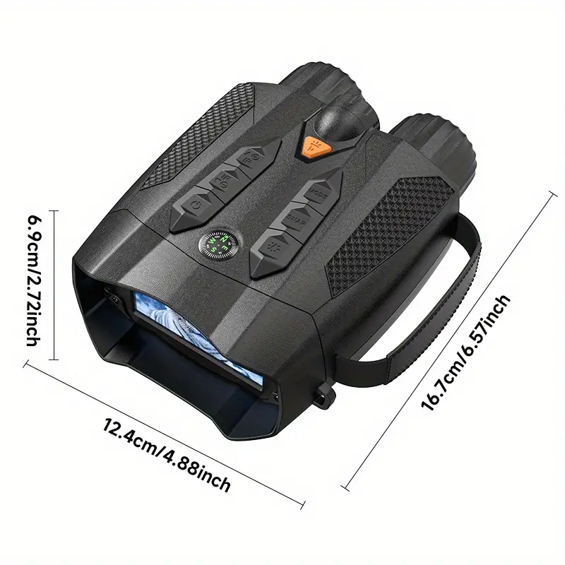 Jumelles vision nocturne HD 4K avec écran LCD – longue portée et infrarouge