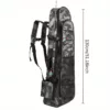 Sac à cannes à pêche rigide avec bretelles doubles – rangement multi-compartiments