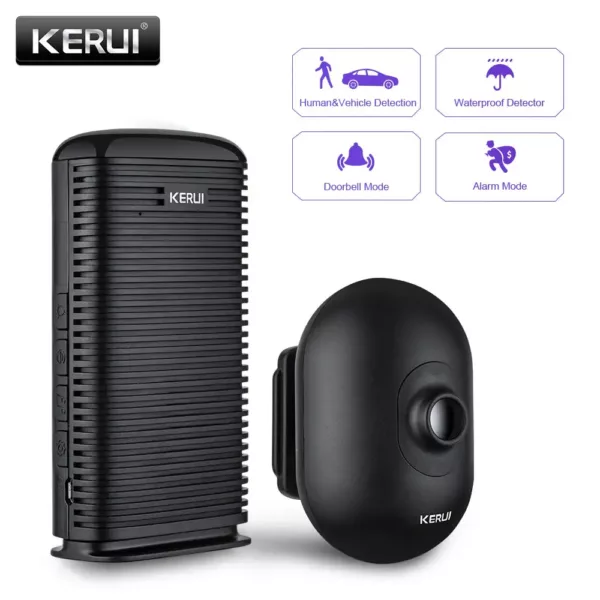 Système d’alarme sans fil pour garage – capteur de porte DW9 avec alerte sonore