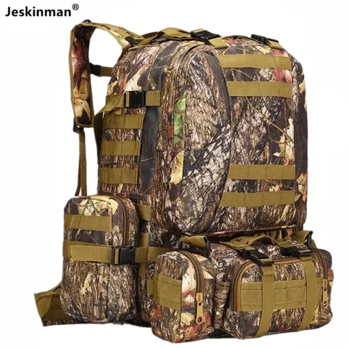 Sac à dos de chasse tactique 40L – camouflage militaire imperméable durable