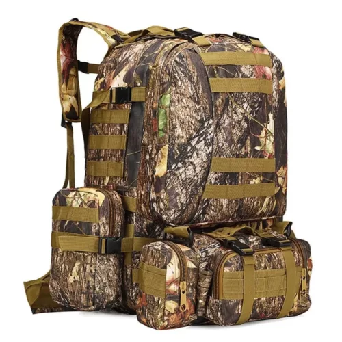 Alternative view of Sac à dos de chasse tactique 40L – camouflage militaire imperméable durable