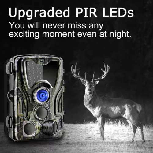 Alternative view of Caméra de chasse infrarouge HD vision nocturne 1080p détection mouvement – HC801A