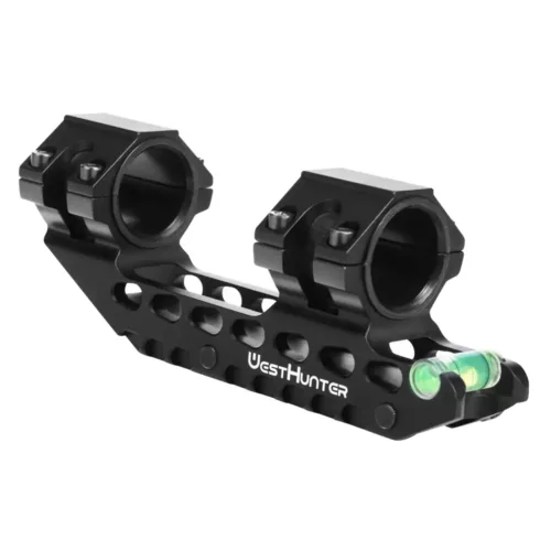 Alternative view of Support de lunette une pièce Picatinny – aluminium noir 25,4/30 mm – montage solide