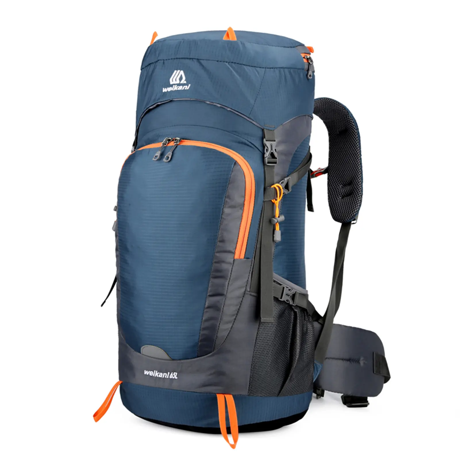 Sac à dos randonnée 65L imperméable avec housse pluie – trekking et voyage