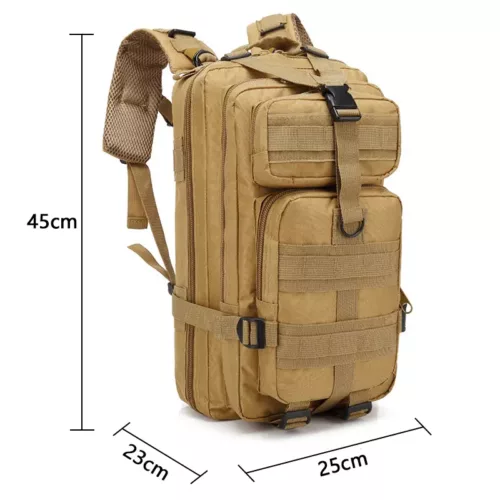 Alternative view of Sac à dos tactique 25L en nylon résistant – idéal chasse et outdoor