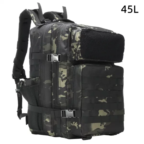 Sac à dos tactique étanche 45L – randonnée, chasse, militaire, camouflage – Image 4