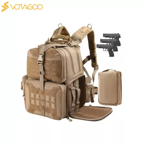 Sac à dos tactique militaire 30L – toile résistante couleur sable – outdoor randonnée