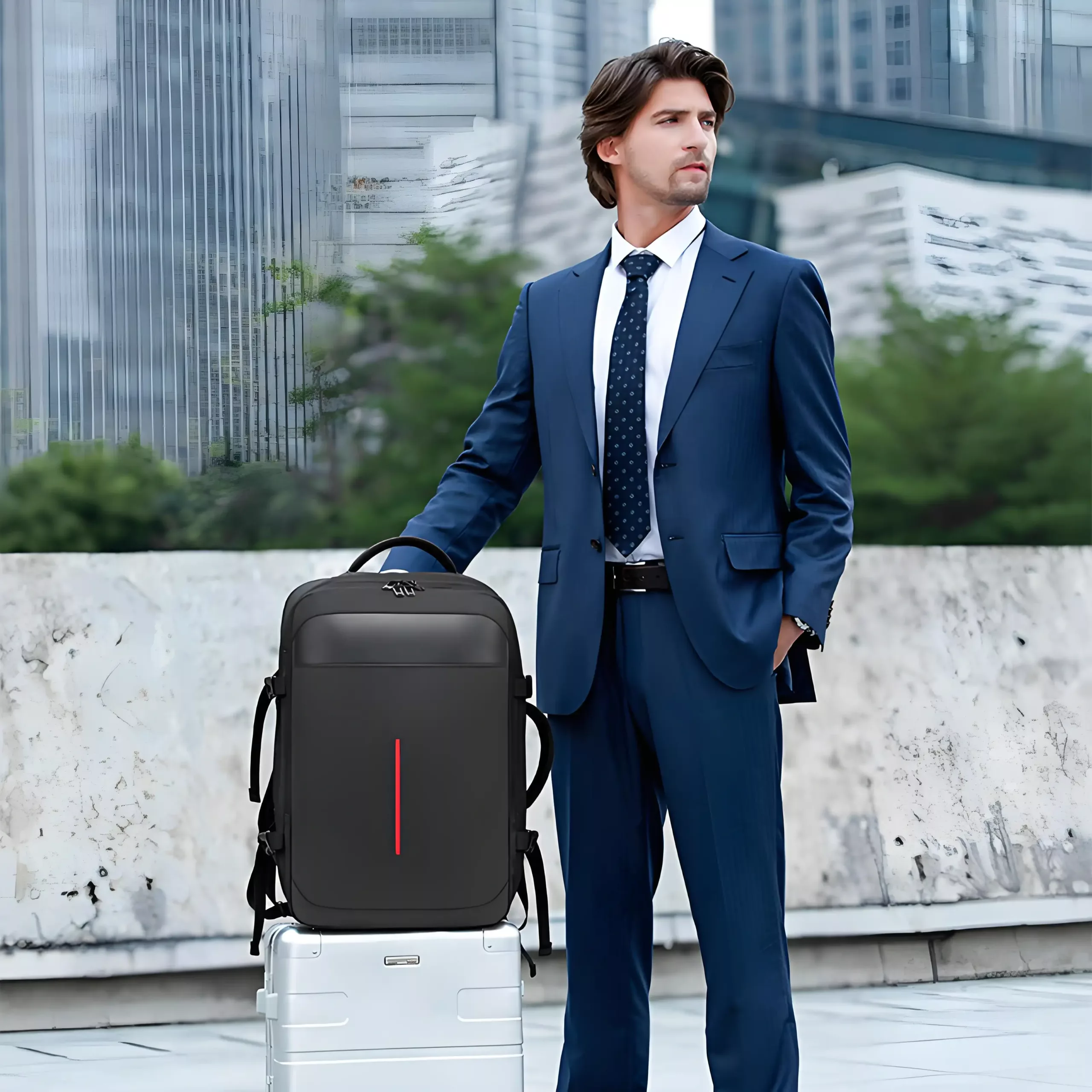Sac à dos homme affaires – grande capacité pour ordinateur portable et voyage