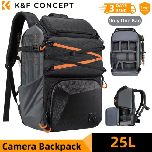 Sac à dos photo étanche avec sangle trépied – pour reflex Canon Sony DJI