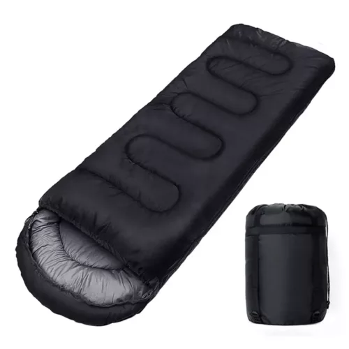 Sac de couchage hiver 4 saisons en coton – chaud, léger et compact pour camping