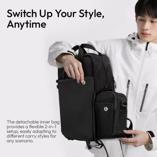 Sac photo professionnel avec compartiments modulables – pour appareil et PC portable