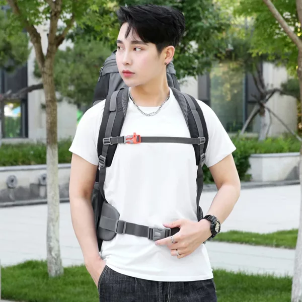 Sac à dos randonnée 65L imperméable avec housse pluie – résistant et léger – Image 35