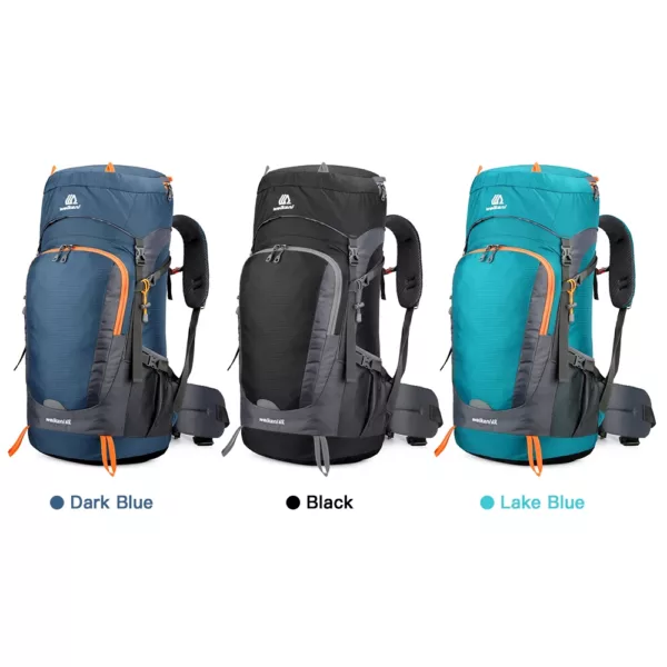 Sac à dos randonnée 65L imperméable avec housse pluie – résistant et léger – Image 3
